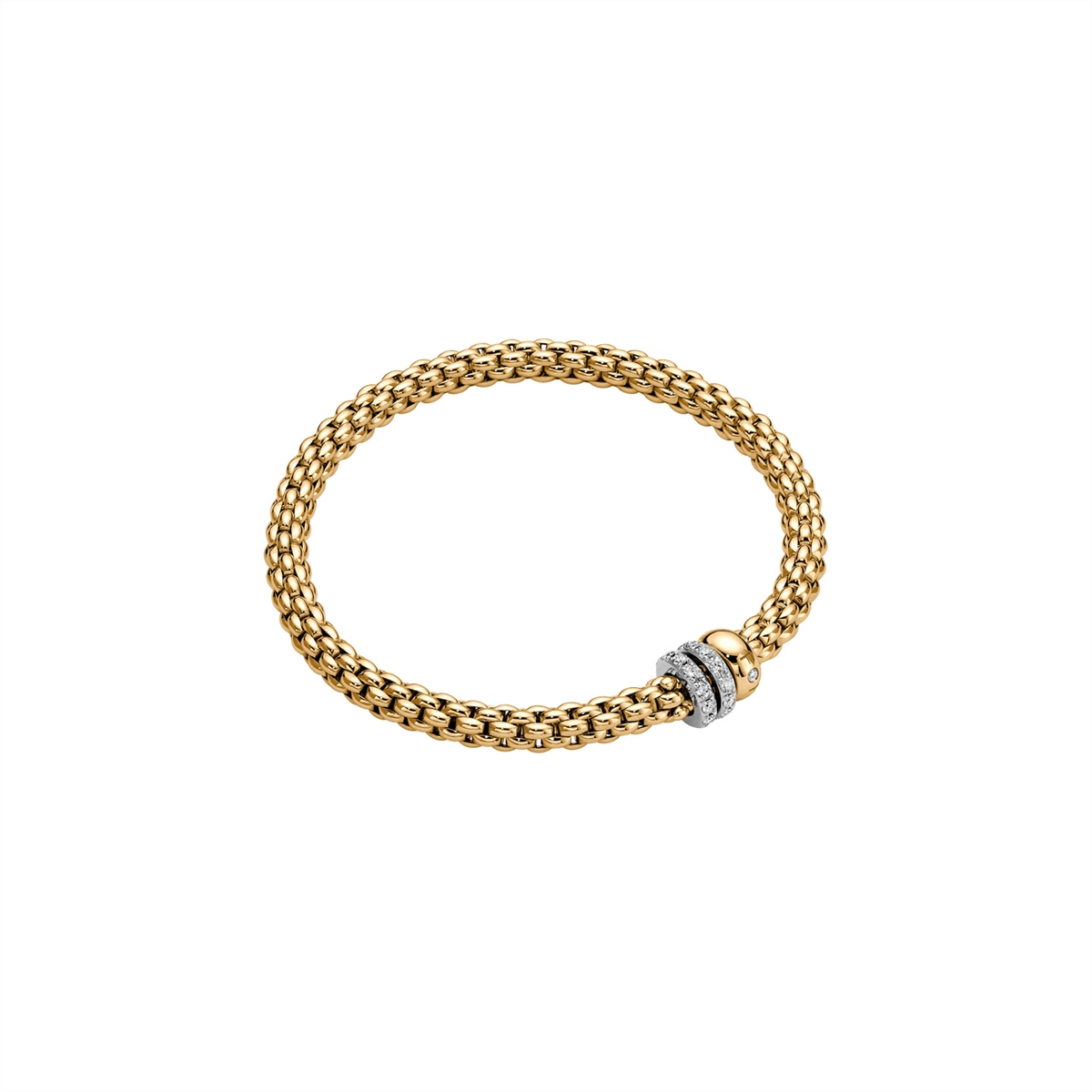 FOPE Bracelets in Mixed Metals containing Diamond 62506BX_PB_G_BBG_00M
