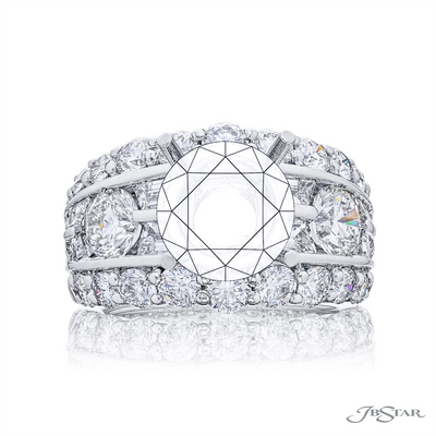JB Star Engagement Rings in Platinum/Palladium containing Diamond 7317/007