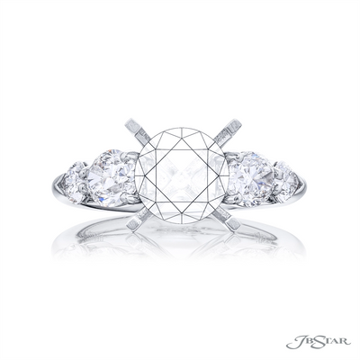 JB Star Engagement Rings in Platinum/Palladium containing Diamond 7657/001
