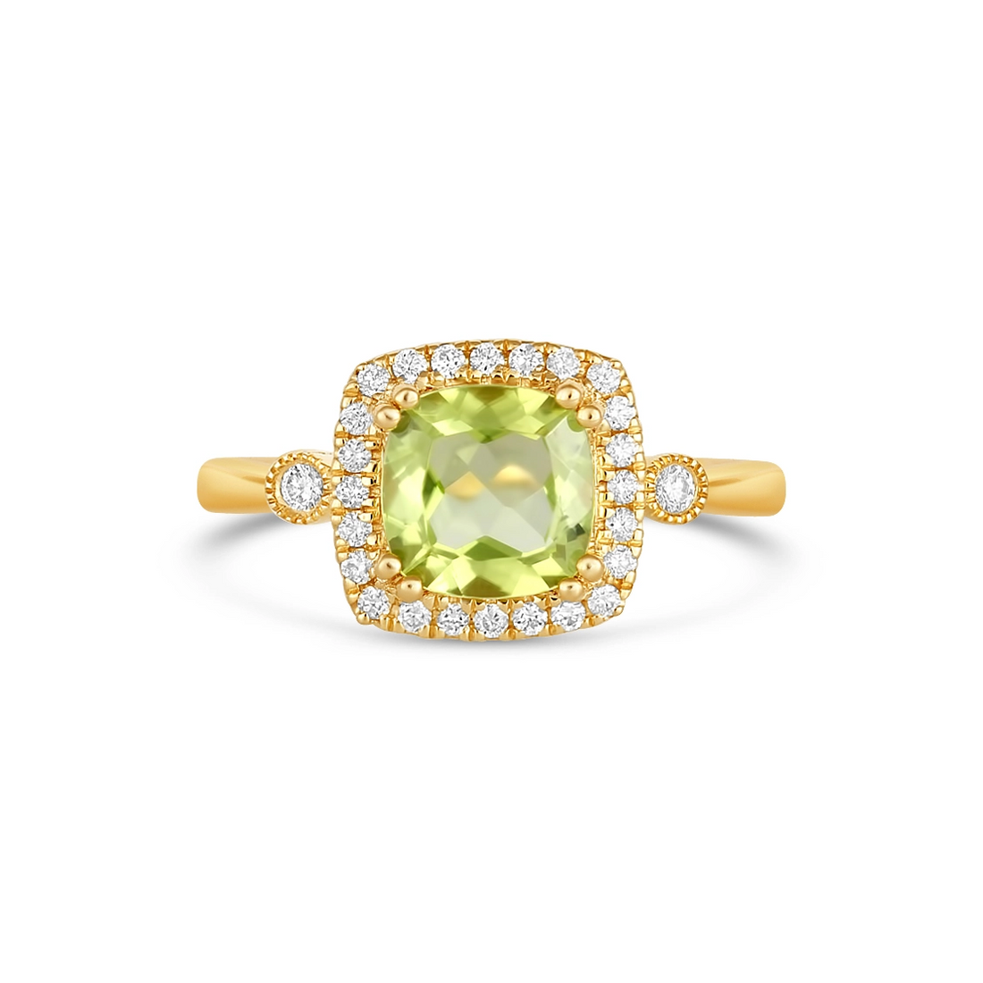 Rings Rings in Yellow Gold containing Peridot, Multi-gemstone, Diamond 432319
