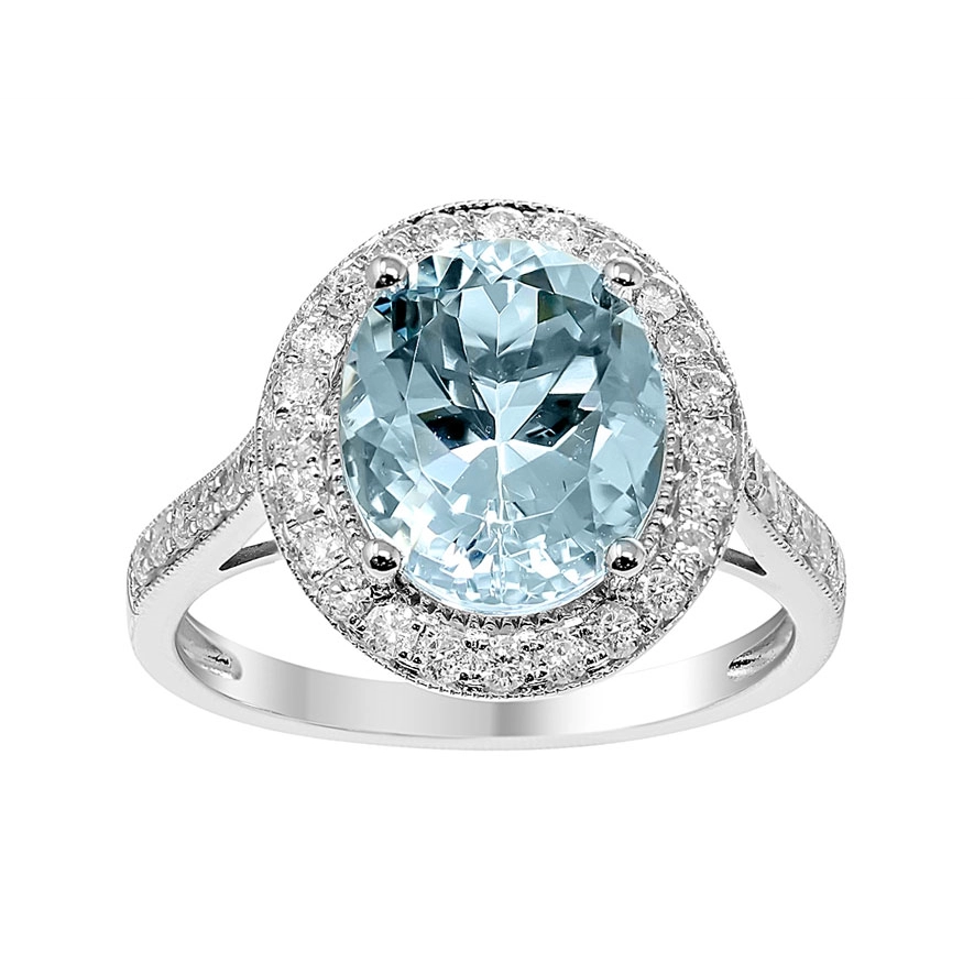Rings Rings in White Gold containing Aquamarine, Multi-gemstone, Diamond 432330