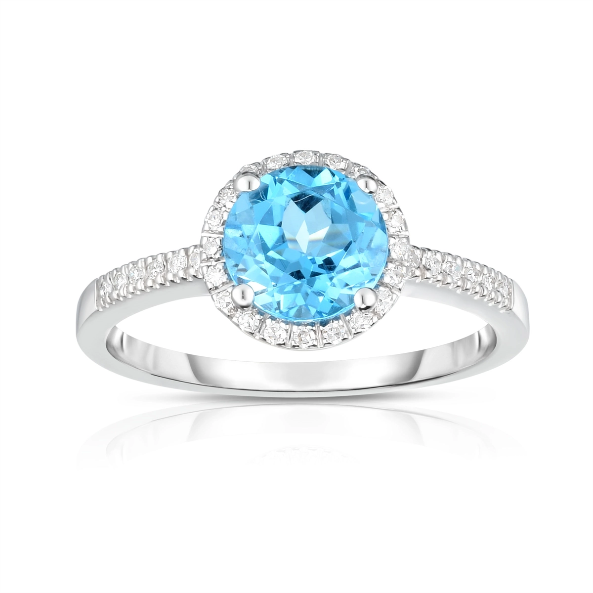 Rings Rings in White Gold containing Blue topaz , Multi-gemstone, Diamond 432332