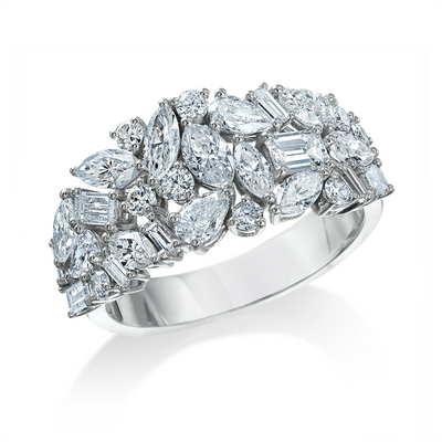 Wedding Bands Engagement in White Gold 432437