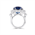 Rings Rings in Platinum/Palladium containing Multi-gemstone, Diamond, Sapphire 432583