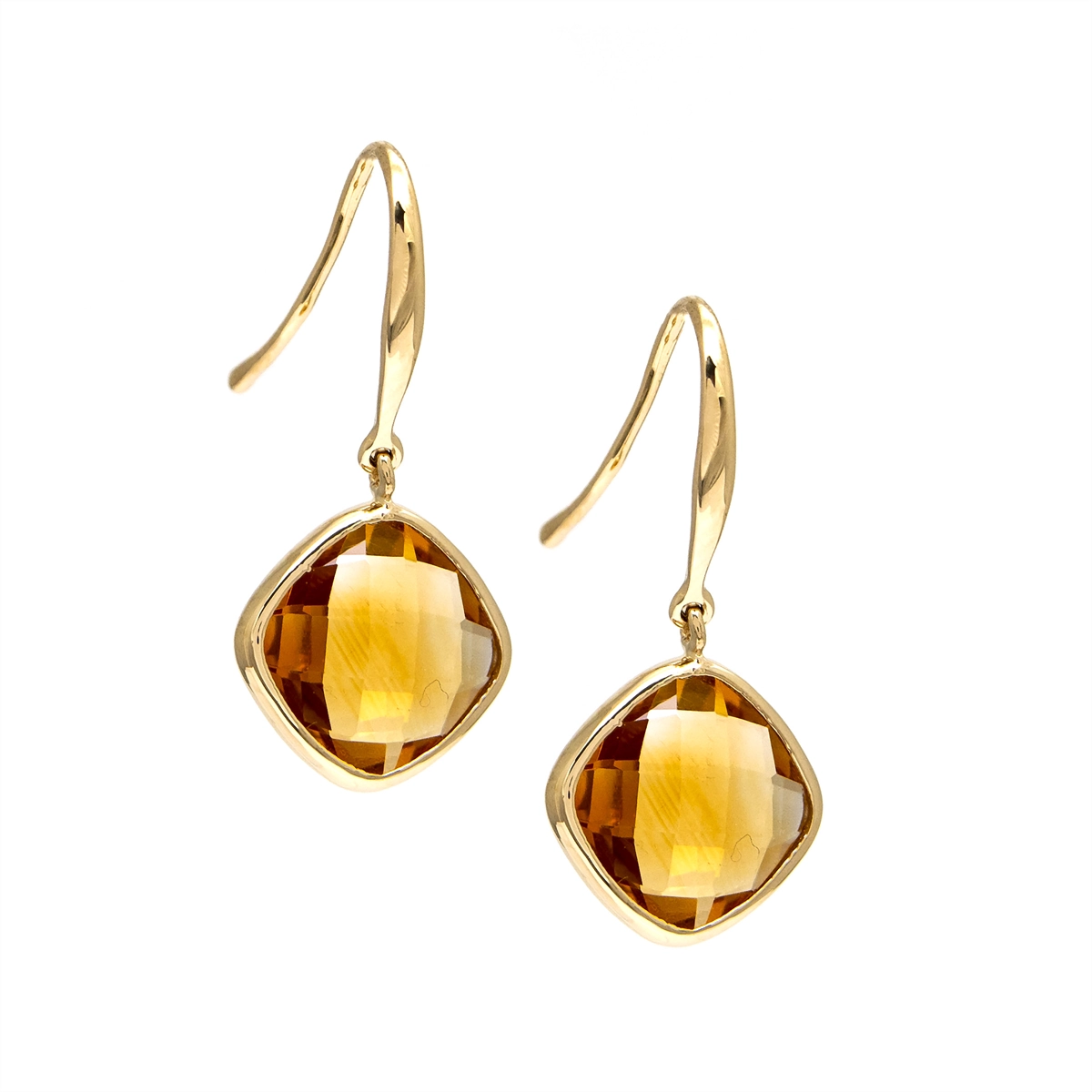 Earrings Earrings in Yellow Gold containing Citrine 432605