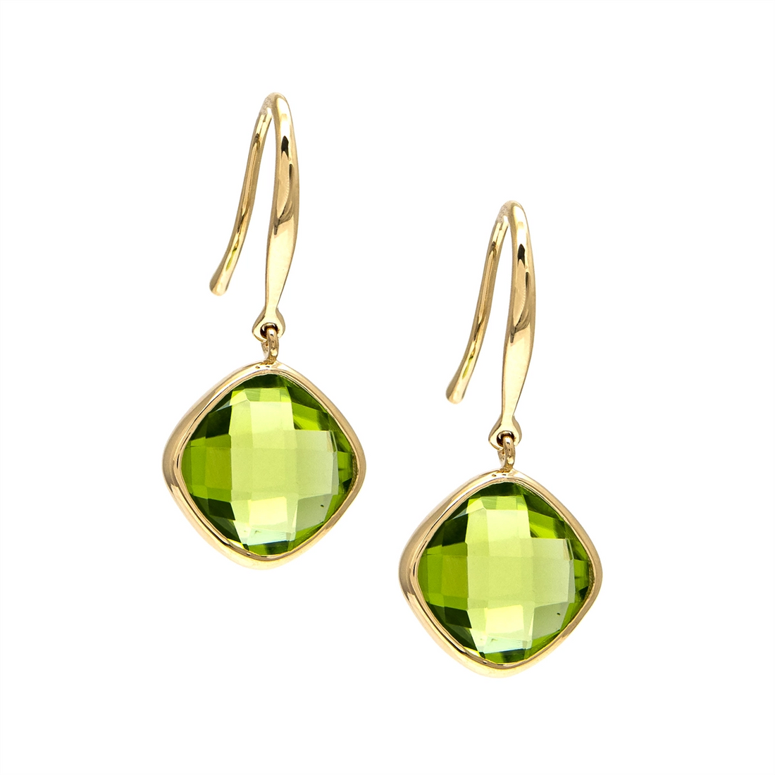 Earrings Earrings in Yellow Gold containing Peridot 432607