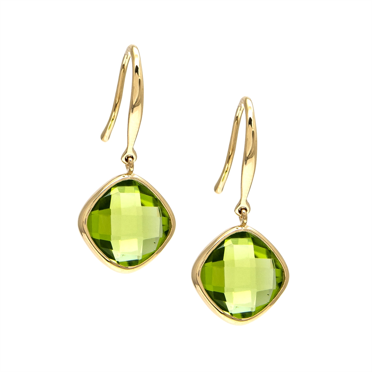 Earrings Earrings in Yellow Gold containing Peridot 432607
