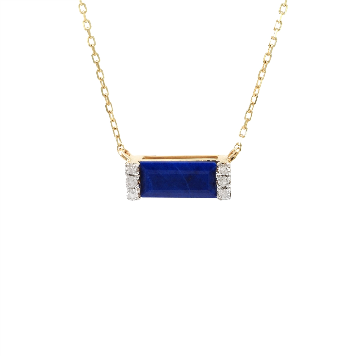 Necklaces Necklaces in Yellow Gold containing Lapis, Multi-gemstone, Diamond 432609