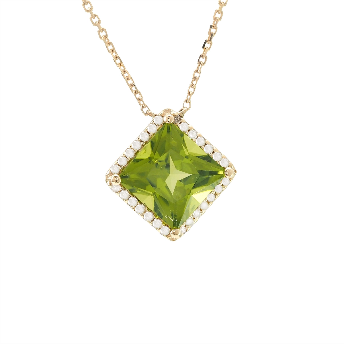 Necklaces Necklaces in Yellow Gold containing Peridot, Multi-gemstone, Diamond 432615