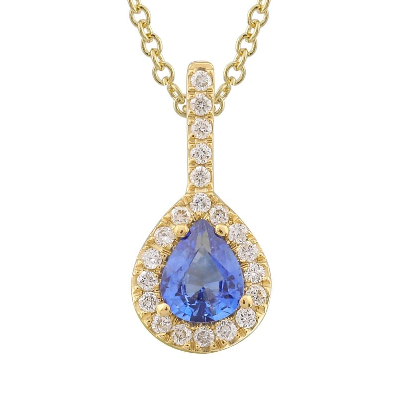 Necklaces Necklaces in Yellow Gold containing Multi-gemstone, Diamond, Sapphire 432626