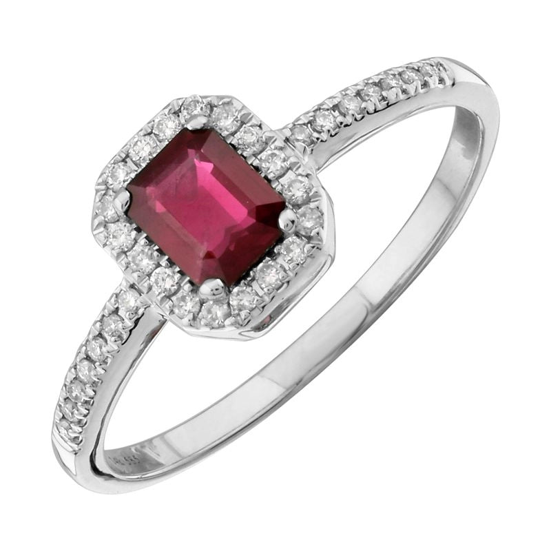 Rings Rings in White Gold containing Multi-gemstone, Diamond, Ruby 432629