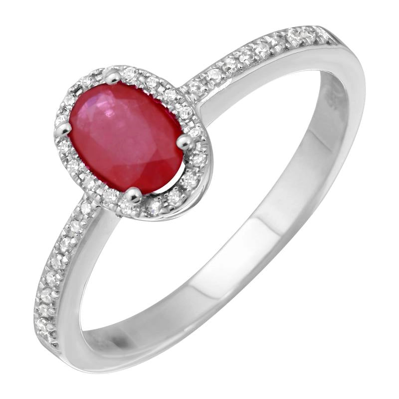 Rings Rings in White Gold containing Multi-gemstone, Diamond, Ruby 432631