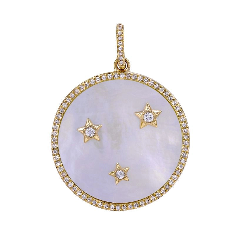 Pendants Pendants in Yellow Gold containing Other, Multi-gemstone, Diamond 432642