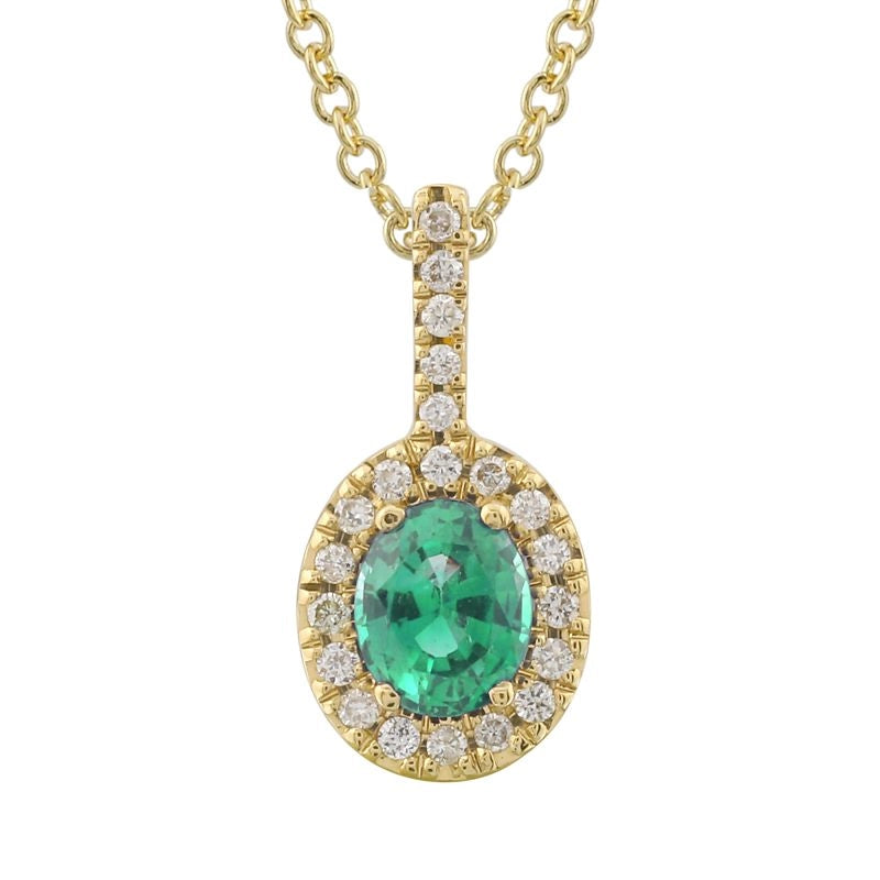 Necklaces Necklaces in Yellow Gold containing Multi-gemstone, Diamond, Emerald 432659