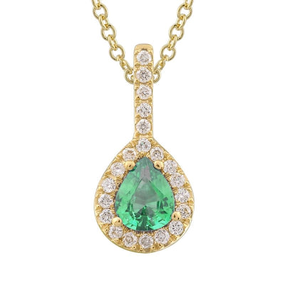 csv_image Necklaces Necklace in Yellow Gold containing Multi-gemstone, Diamond, Emerald 432661
