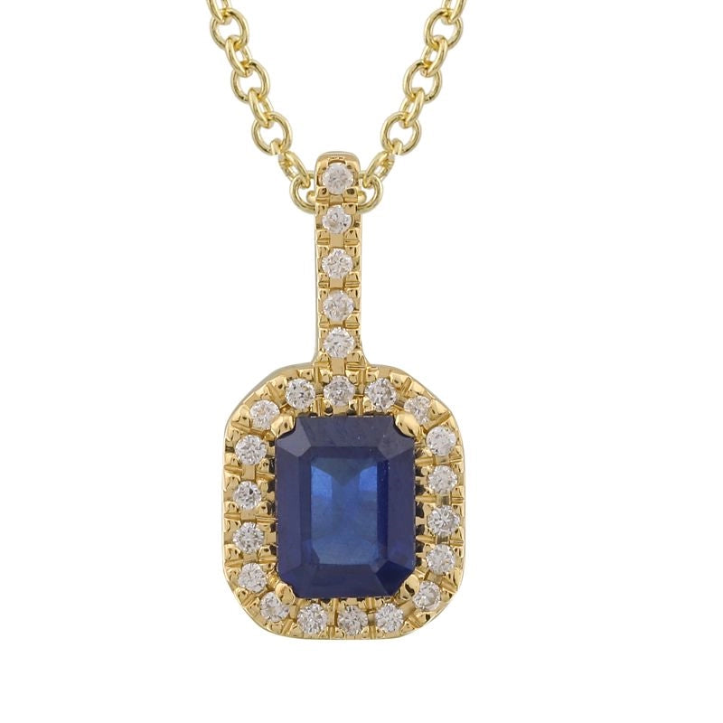 Necklaces Necklaces in Yellow Gold containing Multi-gemstone, Diamond, Sapphire 432679