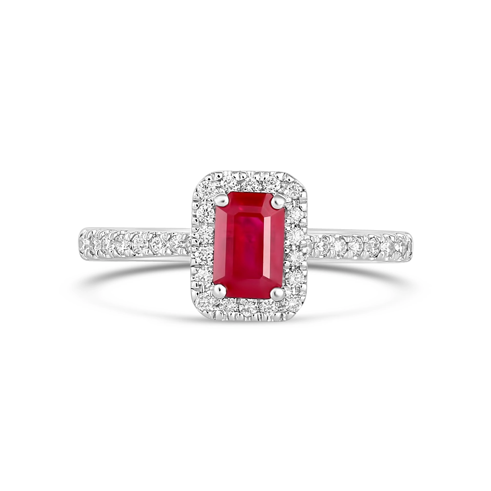 Rings Rings in White Gold containing Multi-gemstone, Diamond, Ruby 432692