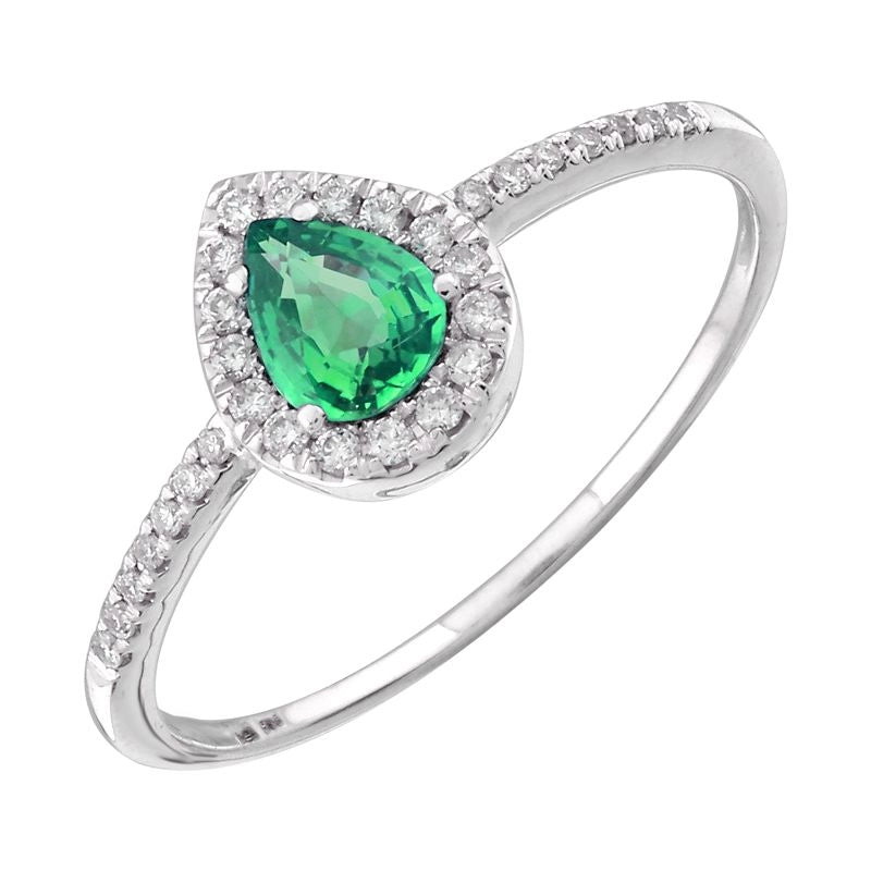 Rings Rings in White Gold containing Multi-gemstone, Diamond, Emerald 432713