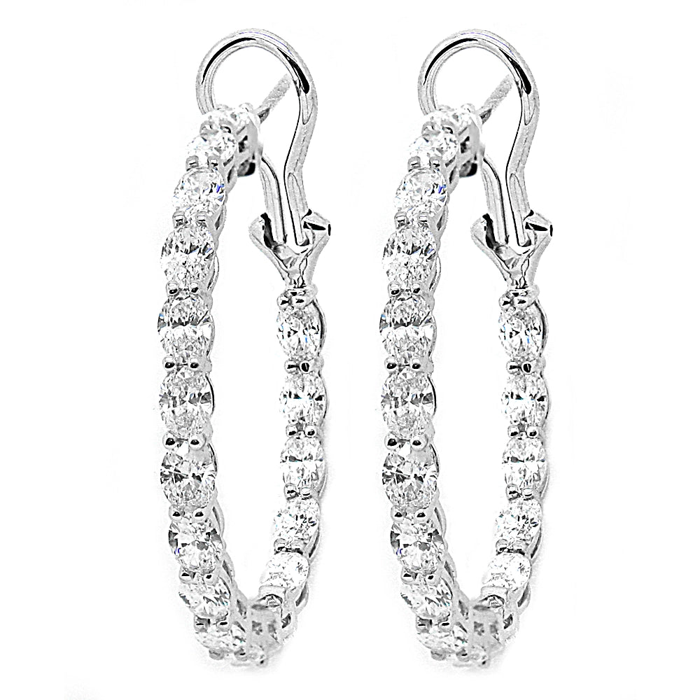 Earrings Earrings in White Gold containing Diamond 432779