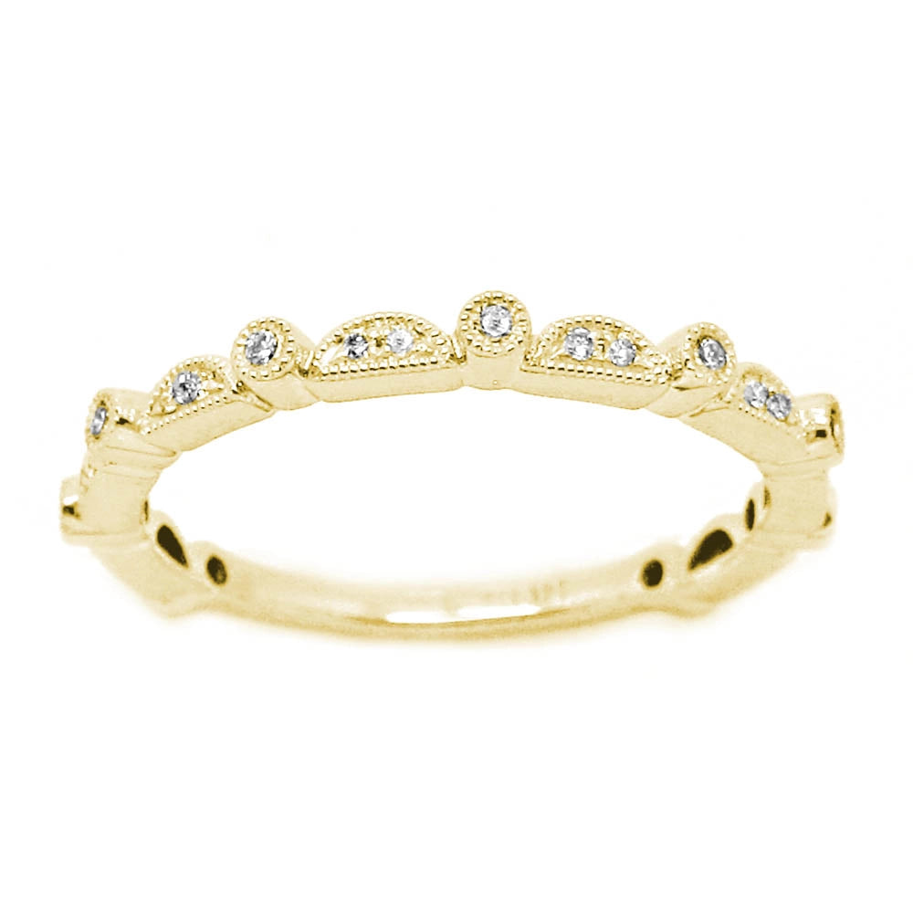 Wedding Bands Wedding Rings in Yellow Gold containing Diamond 432805