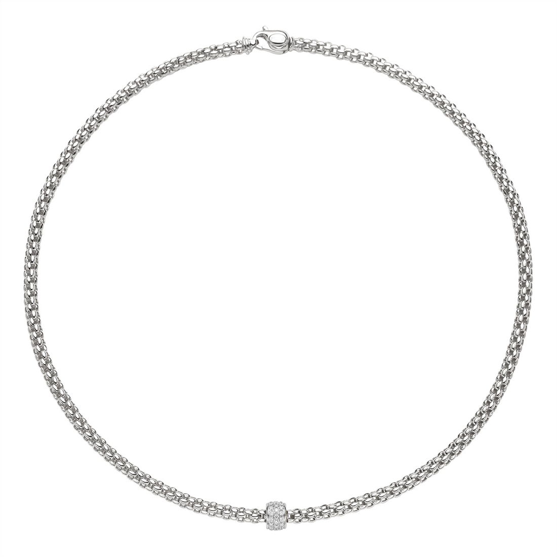 FOPE Necklaces in White Gold containing Diamond 63426CX_PB_B_XBX_043
