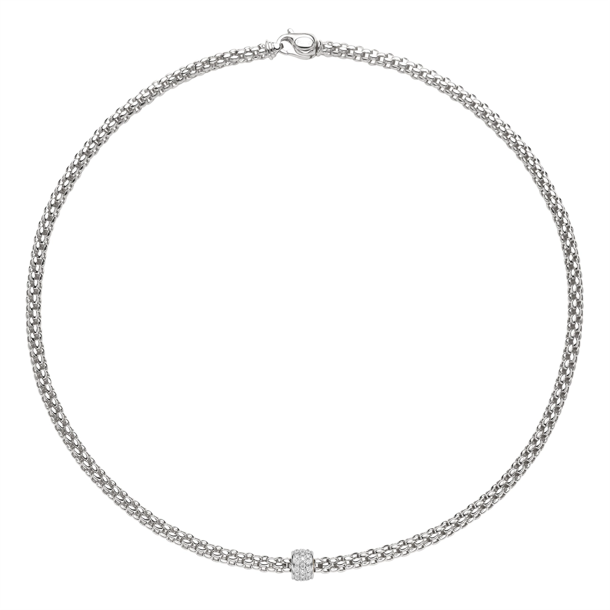 FOPE Necklaces in White Gold containing Diamond 63426CX_PB_B_XBX_043