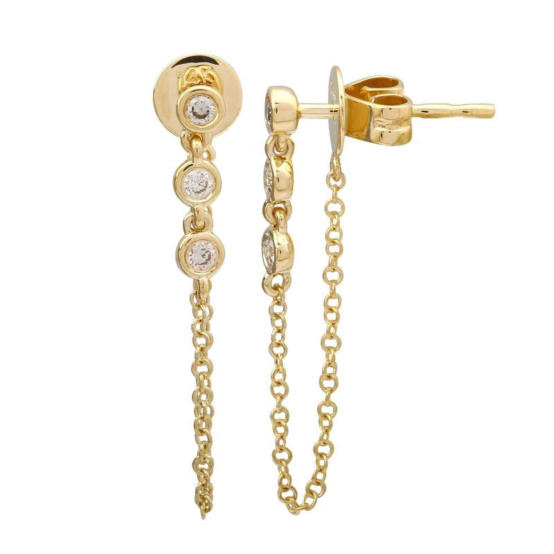 Earrings Earrings in Yellow Gold containing Diamond 432863