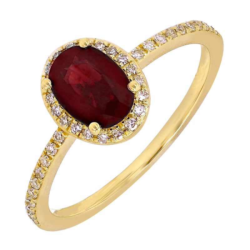Rings Rings in Yellow Gold containing Multi-gemstone, Diamond, Ruby 432872