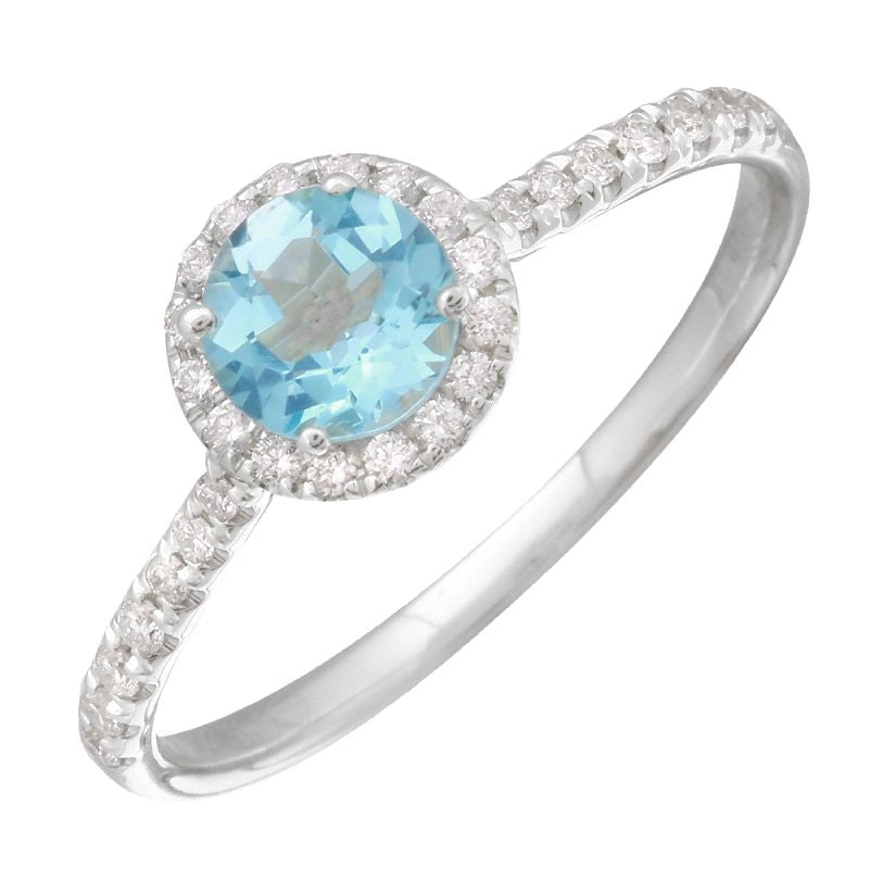 Rings Rings in White Gold containing London blue topaz, Multi-gemstone, Diamond 432885