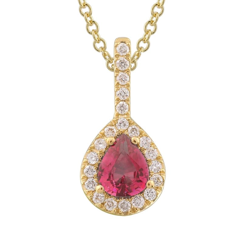 Necklaces Necklaces in Yellow Gold containing Multi-gemstone, Diamond, Ruby 432890