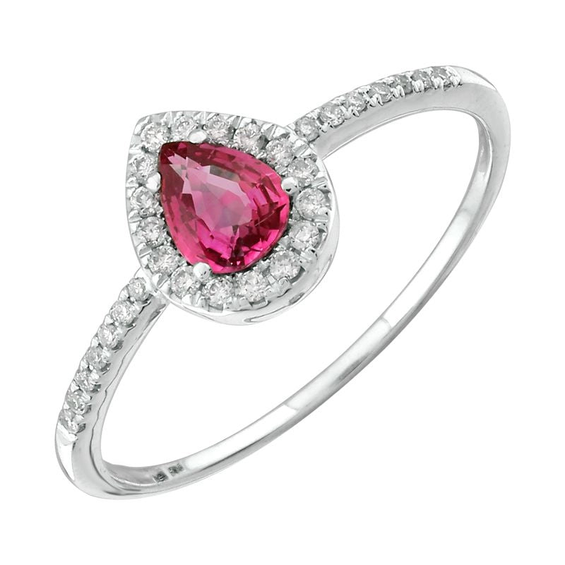 Rings Rings in White Gold containing Multi-gemstone, Diamond, Ruby 432896