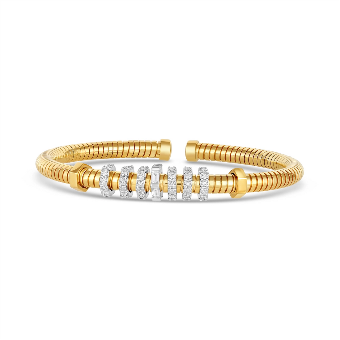 Bracelets Bracelets in Mixed Metals containing Diamond 432957