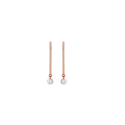 Earrings Earrings in Rose Gold containing Diamond 432962