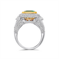 Rings Rings in Mixed Metals containing Multi-gemstone, Diamond, Emerald 432969
