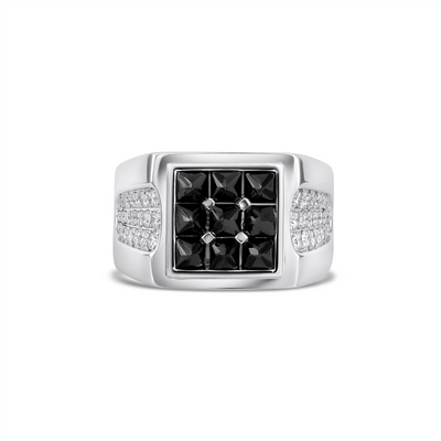 Rings Rings in White Gold containing Black diamond, Multi-gemstone, Diamond 432982