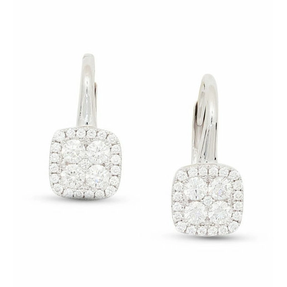 Frederic Sage Earrings in Yellow Gold containing Diamond E2428-4-W