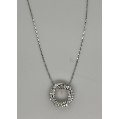 Frederic Sage Necklaces in White Gold containing Diamond P3447-4-W