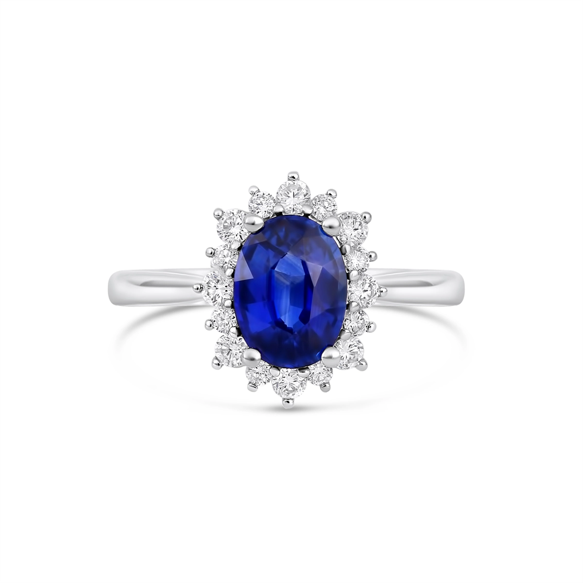 Rings Rings in White Gold containing Multi-gemstone, Diamond, Sapphire 433118