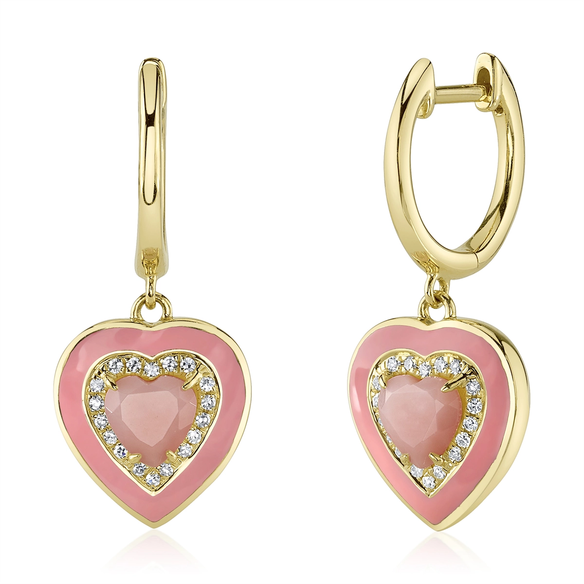 Earrings Earrings in Yellow Gold containing Opal, Other, Multi-gemstone 433142