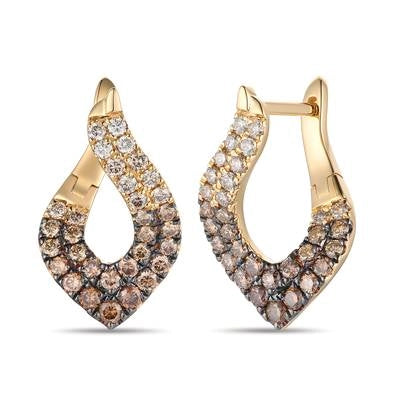 Le Vian Earrings in Yellow Gold containing Diamond TSQP-31