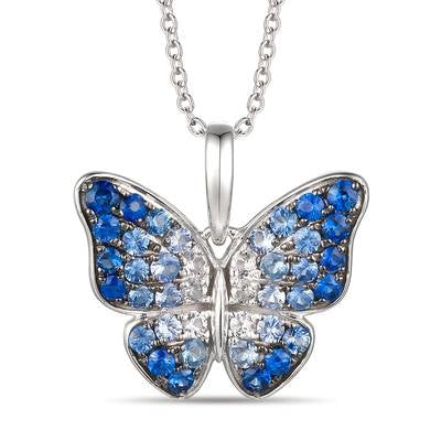Le Vian Necklaces in White Gold containing Other, Multi-gemstone, Sapphire TSBT-6E