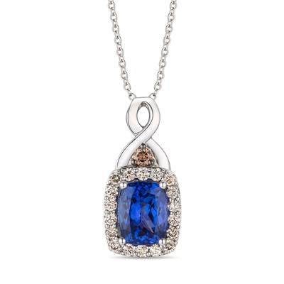 Le Vian Necklaces in White Gold containing Tanzanite, Multi-gemstone, Diamond TSJR-3