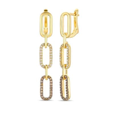 Le Vian Earrings in Yellow Gold containing Diamond TSRY-33