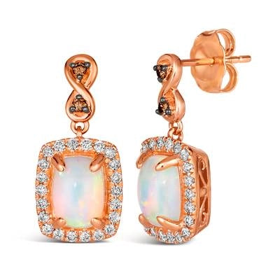 csv_image Le Vian Earring in Rose Gold containing Opal, Multi-gemstone, Diamond BVRF-6