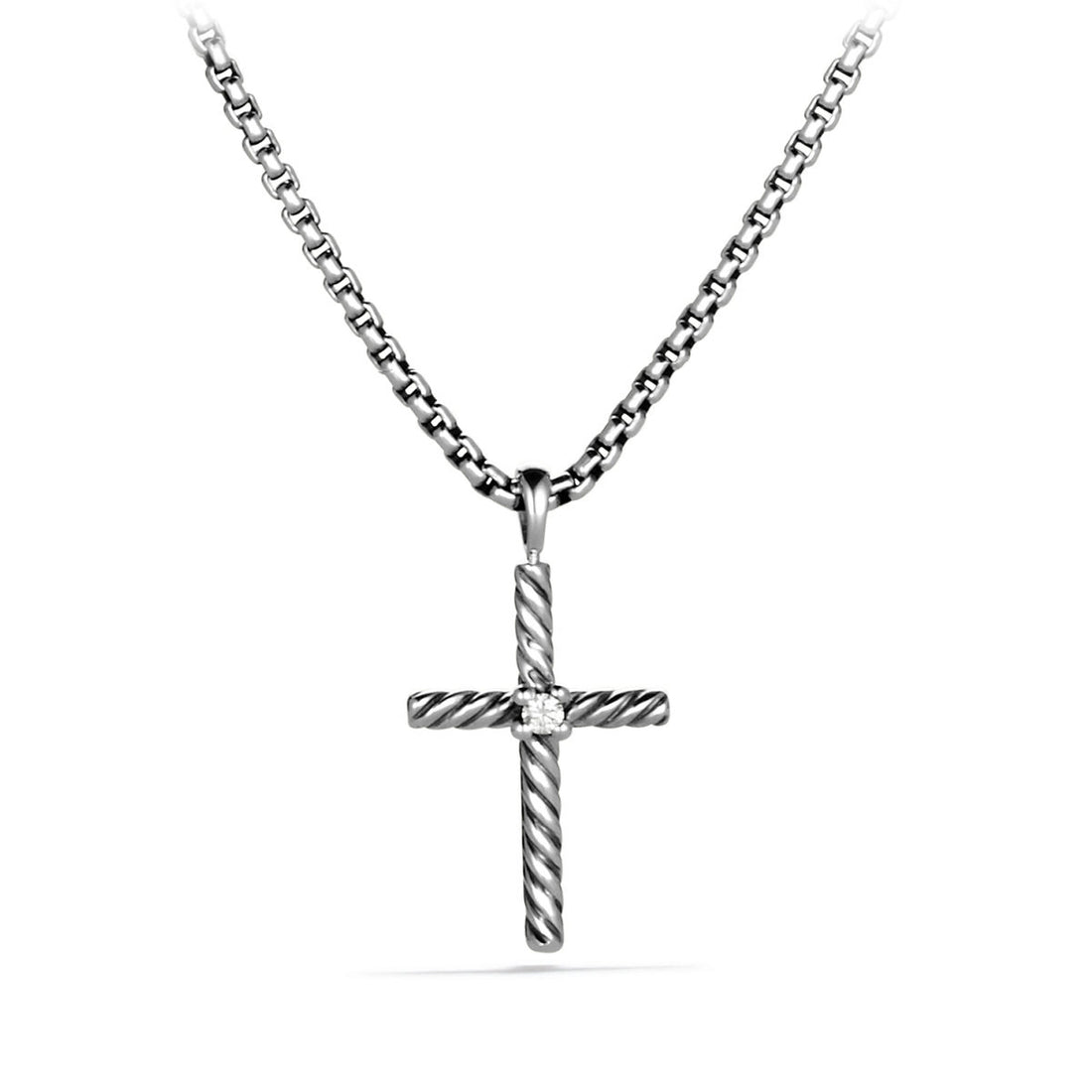 David Yurman Necklaces in Silver containing Diamond N06545SSADI18