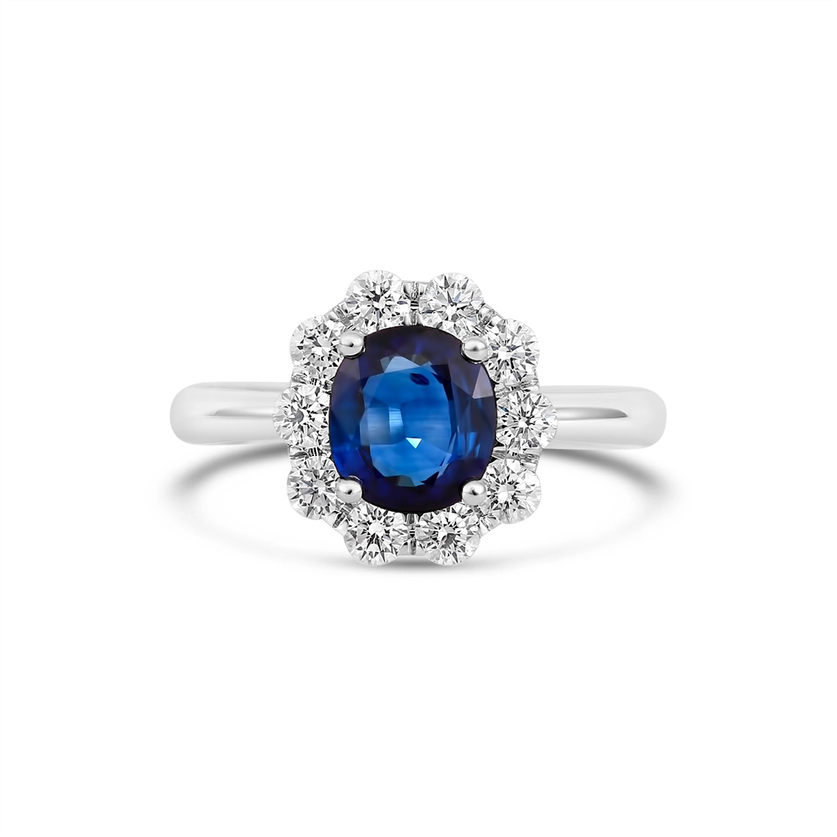 Rings Rings in White Gold containing Multi-gemstone, Diamond, Sapphire 433515