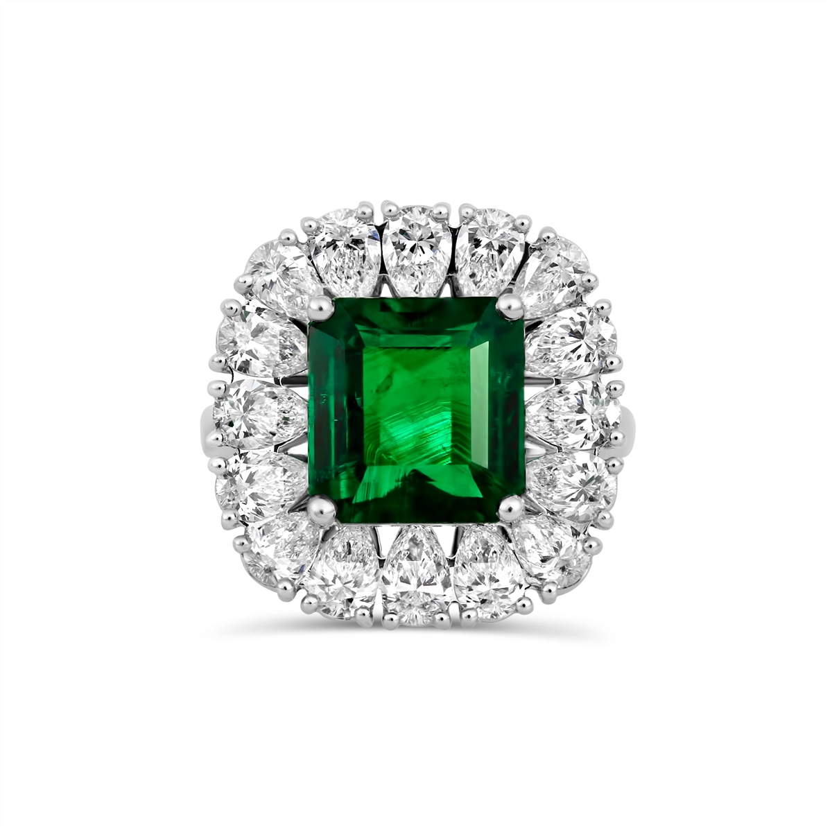 Rings Rings in White Gold containing Multi-gemstone, Diamond, Emerald 433518
