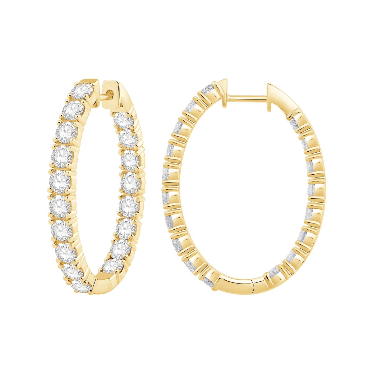 Earrings Earrings in Yellow Gold containing Diamond 433556
