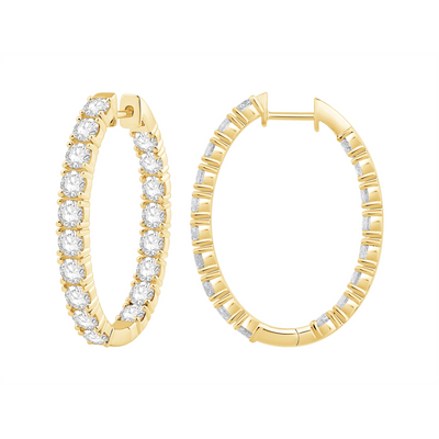 Earrings Earrings in Yellow Gold containing Diamond 433556