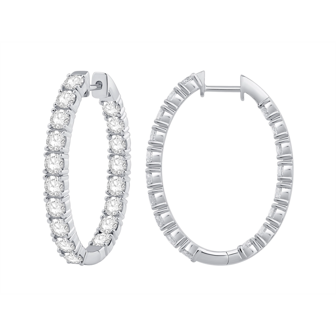 Earrings Earrings in White Gold containing Diamond 433557